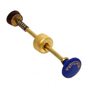 P006 pompstang compleet leer messing